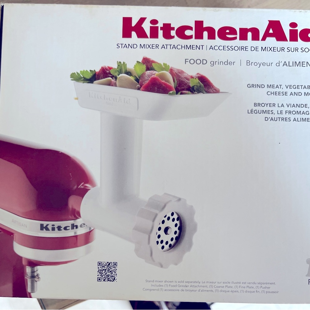 KitchenAid food grinder attachment